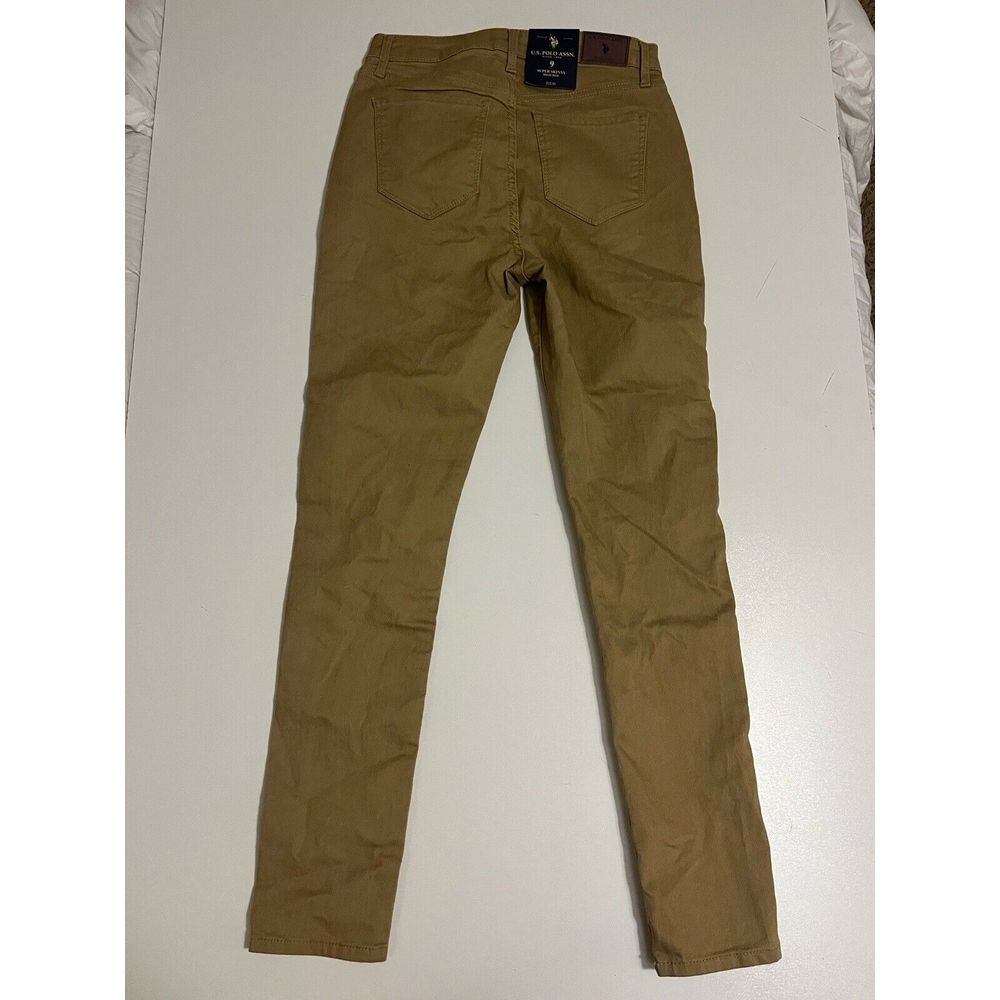 U.S. POLO ASSN. Womans KHAKI Super Skinny Jeans Size 9 NWT - Picture 7 of 8